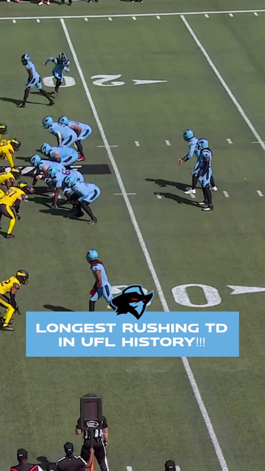 Kalen Ballage is already making history! ???? #ufl #uflfootball #arlingtonrenegades