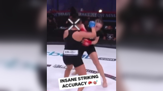 Pinpoint accuracy Diana Avsaragova makes her PFL Debut on April 11th as she enters the 2025 PFL World Tournament as she faces Elora Dana #MMA #CombatSports #combat #sports #PFL #sportstiktok #fight #ko #knockout #PFLWorldTournament #tournament #brackets #