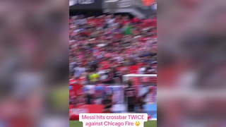 The crossbar denied Messi as Inter Miami drew 0-0 with Chicago Fire #intermiami #mls #messi #leomessi #miami #lionelmessi #chicago #chicagofire