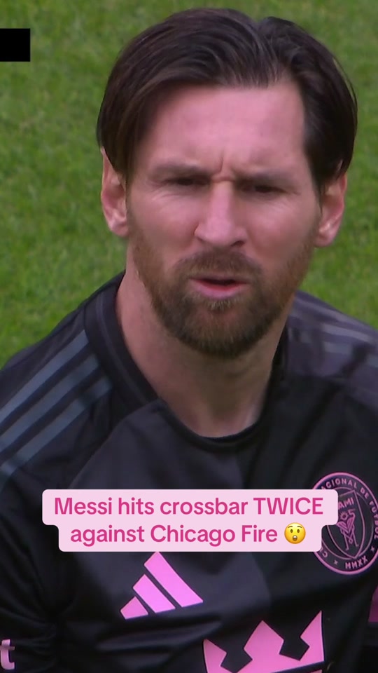 The crossbar denied Messi as Inter Miami drew 0-0 with Chicago Fire #intermiami #mls #messi #leomessi #miami #lionelmessi #chicago #chicagofire