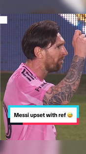 “Ref do something” but it’s Messi #mls #soccer #foul #referee #goat #intermiami #messi #leomessi