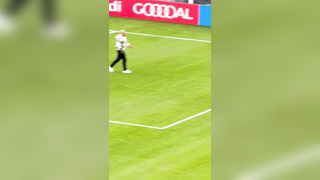 Chaos after the #cf97 vs #InterMiamiCF game. First kid jumps the barrier and manages to get a selfie on the field with Messi and two more try the same shortly after. Field security getting a workout today at Soldier Field. #mls #chicago #soccer #soldierfi
