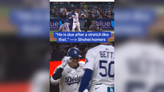 Called it. #shoheiohtani #dodgers #calledit #homerun #mlb #baseball (via @MLB, SportsNetLA)