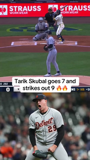 This guy is good. #tarikskubal #tigers #mlb #baseball #strikeout (via @MLB)