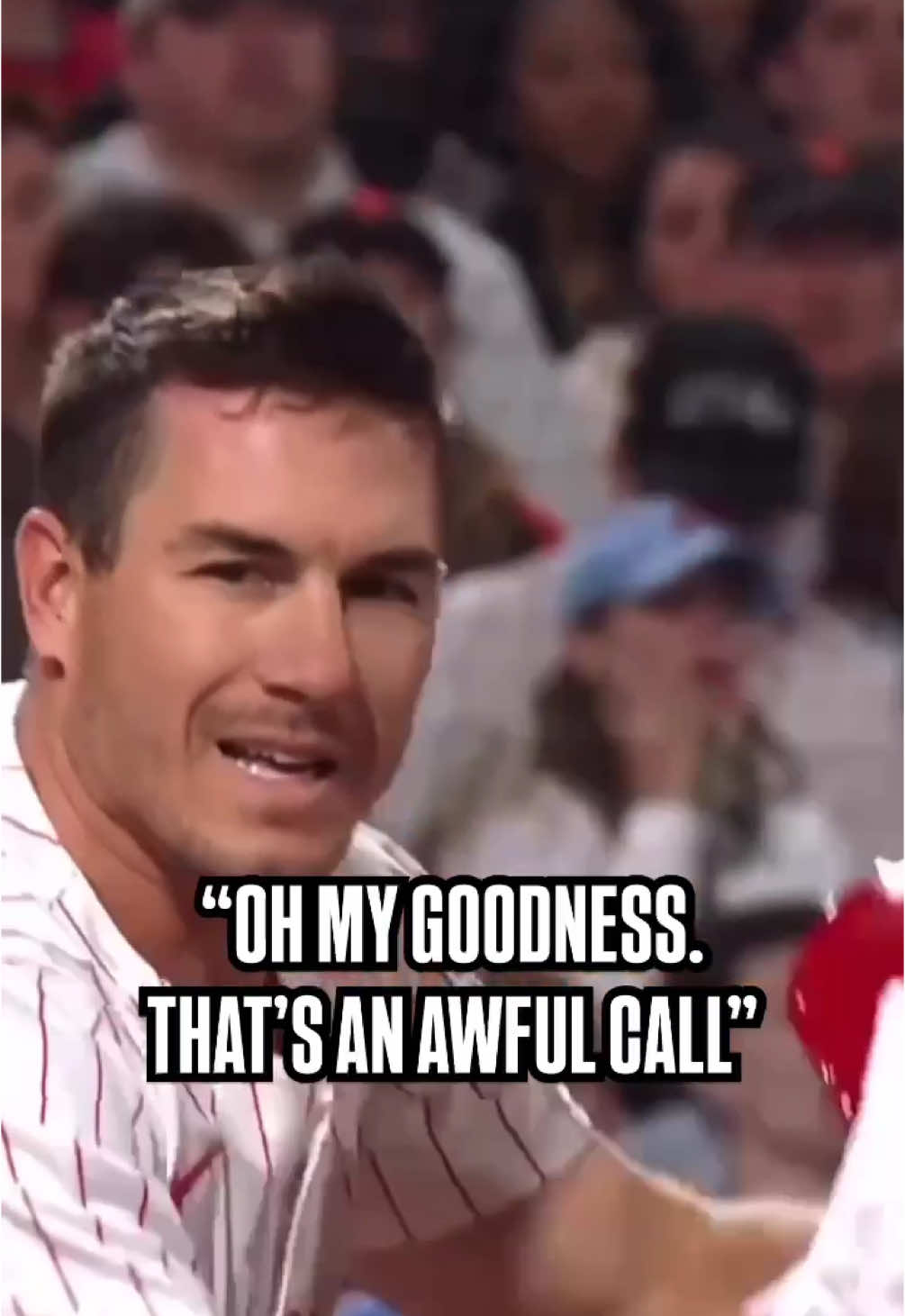 You rarely see JT Realmuto get animated like that #mlb #phillies
