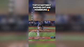 TOP 5 FARTHEST SHOHEI OHTANI HOMERUNS #shoheiohtani #top5 #mlb #sports #baseball #homerun #dodgers