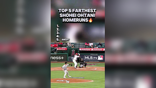TOP 5 FARTHEST SHOHEI OHTANI HOMERUNS #shoheiohtani #top5 #mlb #sports #baseball #homerun #dodgers