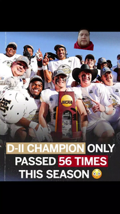 #greenscreen This is crazy #HardingBison #D2 #collegefootball #D2Champions #wow #passattempts #thoughts #fypシ