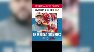 Trinidad Chambliss went from D2 to the SEC #fyp #d1football #d2football #d3football #transferportal #nil
