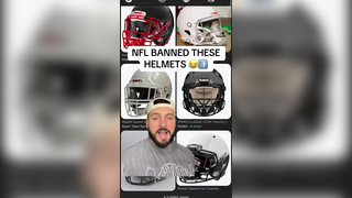 NFL JUST BANNED THESE HELMETS #fyp #d1football #d2football #d3football #helmets #footballdrip