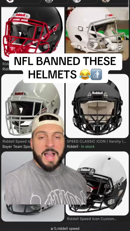 NFL JUST BANNED THESE HELMETS #fyp #d1football #d2football #d3football #helmets #footballdrip