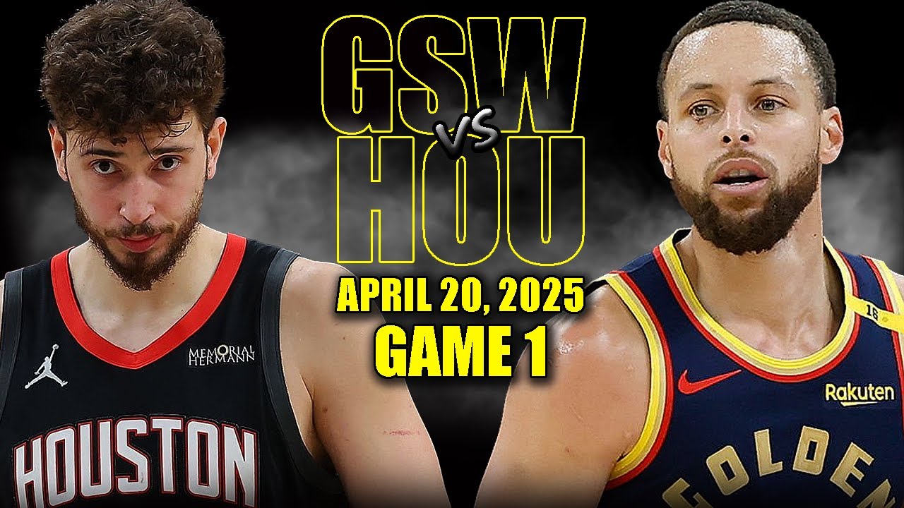 Golden State Warriors vs Houston Rockets Full Game 1 Highlights - April 20, 2025 | NBA Playoffs