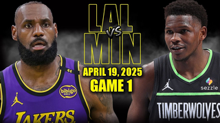 Los Angeles Lakers vs Minnesota Timberwolves Full Game 1 Highlights - April 19, 2025 | NBA Playoffs