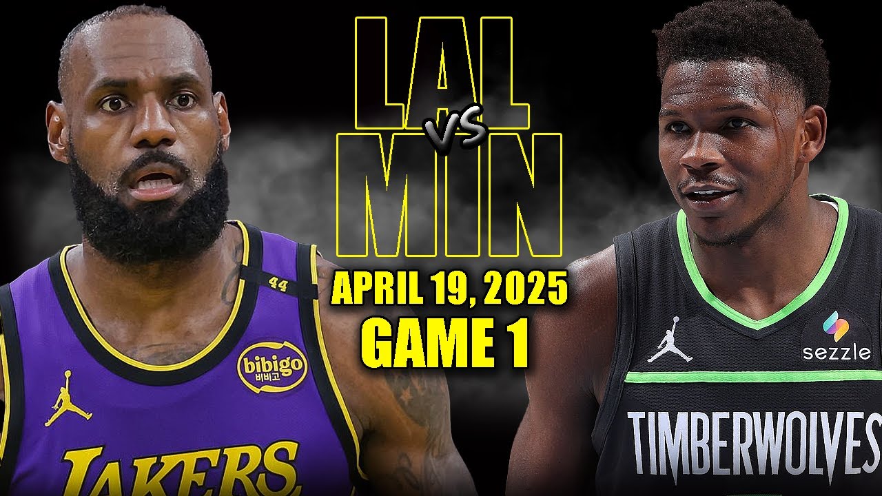 Los Angeles Lakers vs Minnesota Timberwolves Full Game 1 Highlights - April 19, 2025 | NBA Playoffs