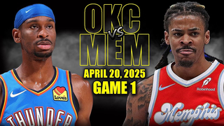 Oklahoma City Thunder vs Memphis Grizzlies Full Game 1 Highlights - April 20, 2025 | NBA Playoffs