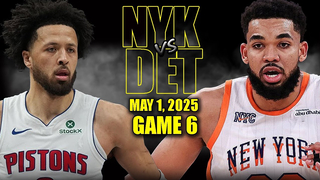 New York Knicks vs Detroit Pistons Full Game 6 Highlights - May 1, 2025 | NBA Playoffs