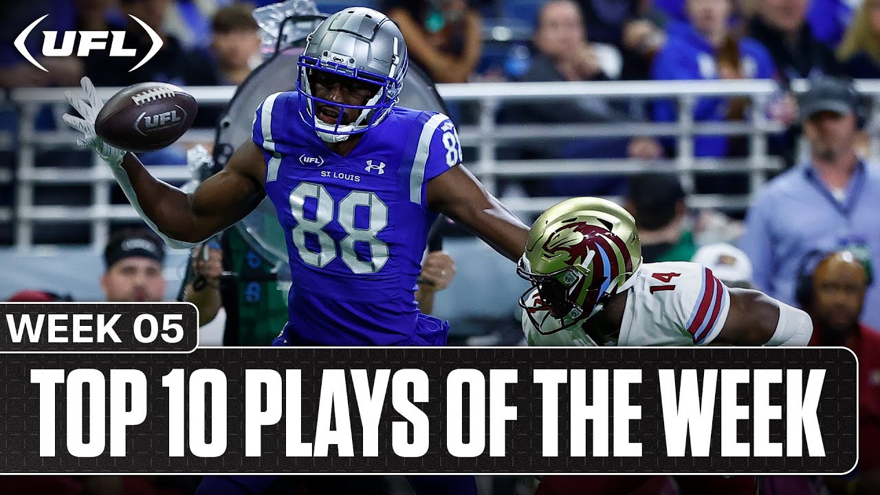 UFL Top 10 Plays From Week 5 | United Football League