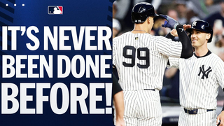 INSTANT OFFENSE! Yankees lead off a game with back-to-back-to-back homers TWICE IN THE SAME SEASON