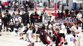 Kevin Durant Pulls Up To Nike EYBL DAY ONE | AAU IS BACK