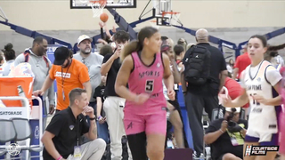 Jerzy Robinson Is The Toughest Player In Girls Basketball! Highlights at EYBL Session 1!