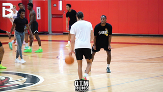 Former High School Teammates Shon Abaev and Jasai Miles Trade Buckets in Fast-Paced Game to 8 at O.T.M. Runs