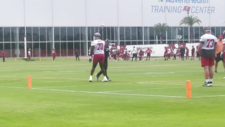 Shilo Sanders ￼*OOZING IN CONFIDENCE* after performing DB Drills @ Bucs Rookie Minicamp HIGHLIGHTS