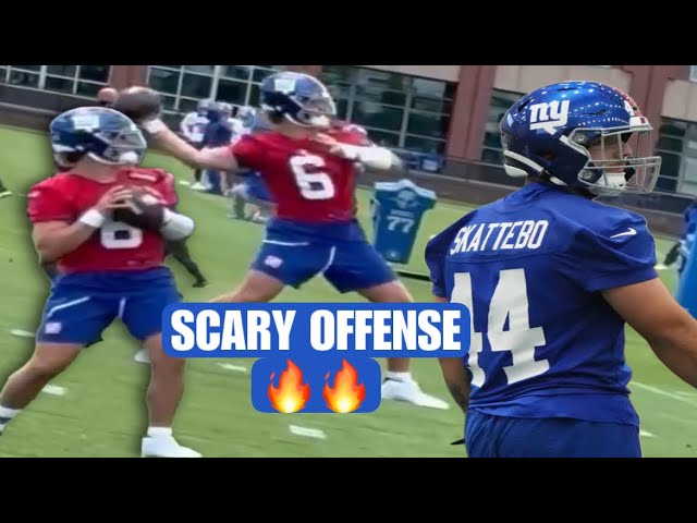 Jaxson Dart Drops a DIME + Cam Skattebo Turns Heads | NY Giants Rookie Minicamp Day 2 Highlights