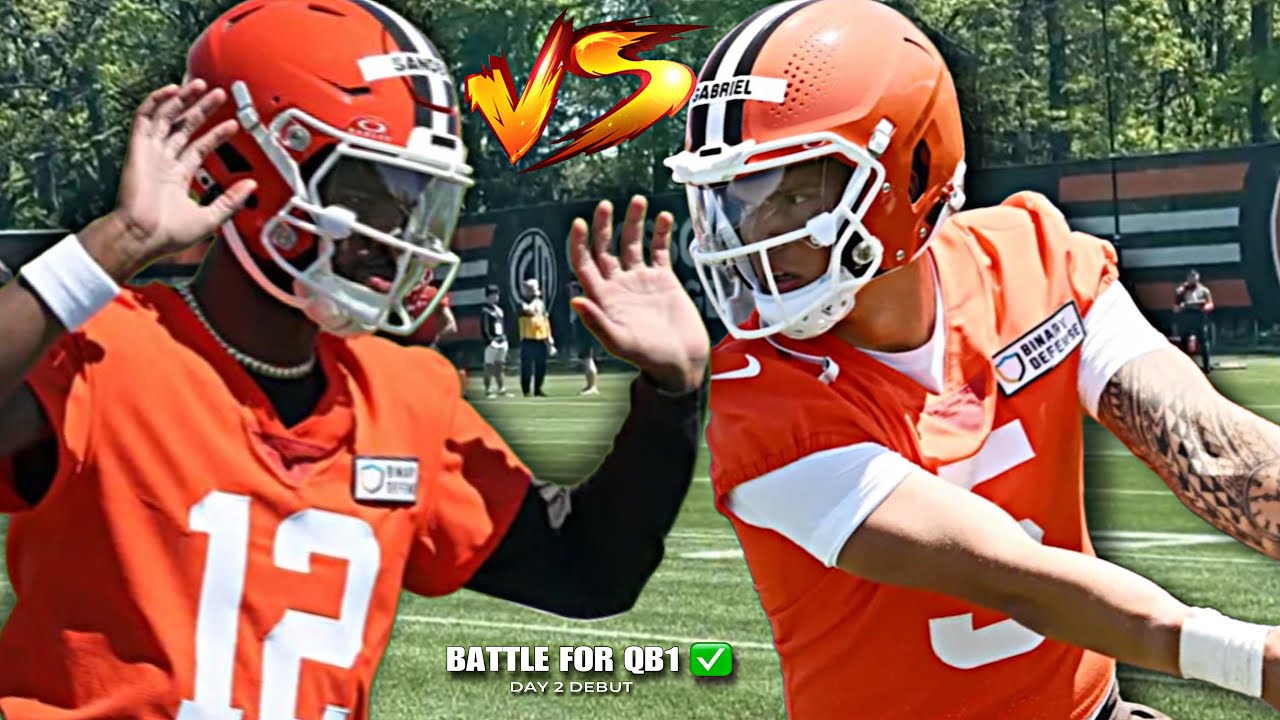 Shedeur Sanders INTENSE BATTLE FOR ROSTER SPOT competing with Dillion Gabriel - LIGHTS UP DEFENSE! Minicamp DAY2