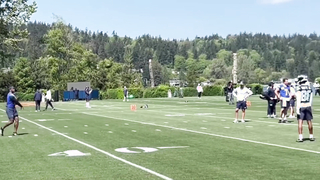 Jalen Milroe FIRST LOOK as a Seattle Seahawks running THE OFFENSE ???? @ Rookie Minicamp Highlights
