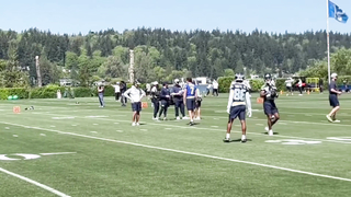 Jalen Milroe FIRST LOOK as a Seattle Seahawks running THE OFFENSE ???? @ Rookie Minicamp Highlights