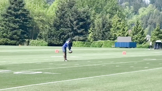 Jalen Milroe FIRST LOOK as a Seattle Seahawks running THE OFFENSE ???? @ Rookie Minicamp Highlights