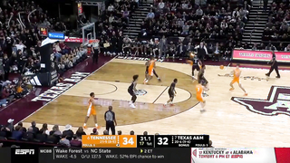 Chaz Lanier Scores SEASON-HIGH 30 PTS (8 THREES) at #7 TAMU | 2.22.2025