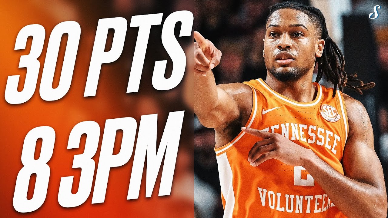 Chaz Lanier Scores SEASON-HIGH 30 PTS (8 THREES) at #7 TAMU | 2.22.2025