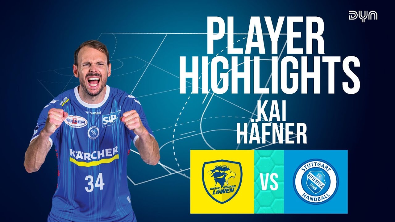 Kai Häfner Highlights vs. Rhein-Neckar Löwen | DAIKIN HBL | Dyn Handball