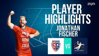 Jonathan Fischer Highlights vs. SG Flensburg-Handewitt | DAIKIN HBL | Dyn Handball