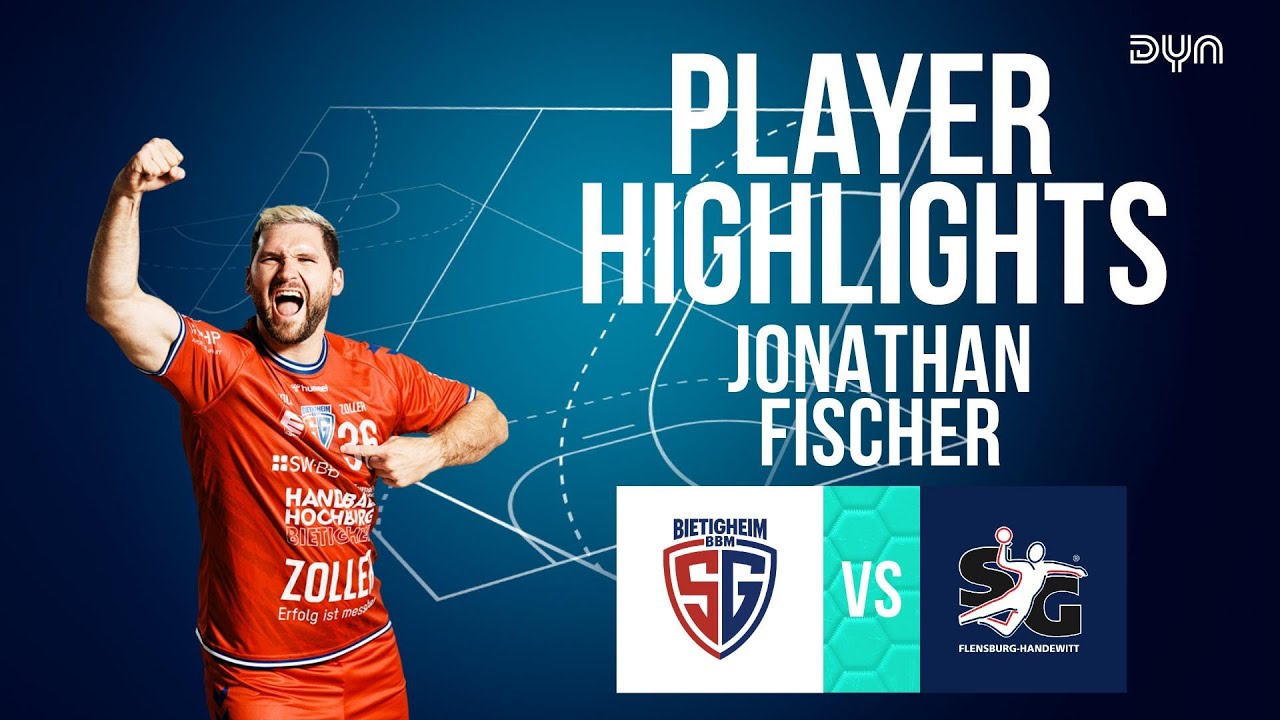 Jonathan Fischer Highlights vs. SG Flensburg-Handewitt | DAIKIN HBL | Dyn Handball