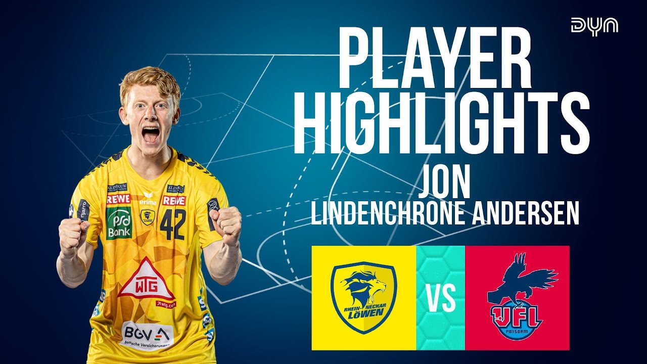 Er macht es zweistellig | Jon Lindenchrone Highlights | DAIKIN HBL | Dyn Handball
