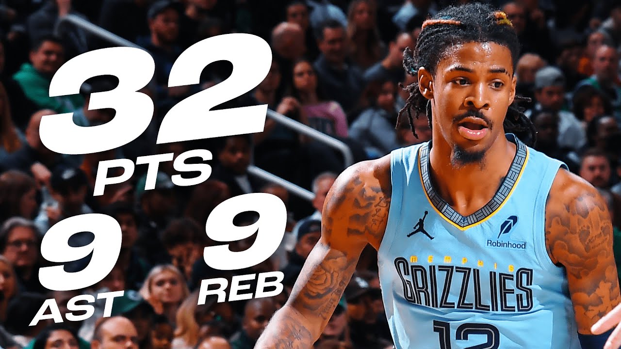 Ja Morant's SENSATIONAL Season-High Performance at TD GARDEN! ????| December 7, 2024