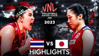 LEGENDARY MATCH | THAILAND vs JAPAN | Women's VNL 2023