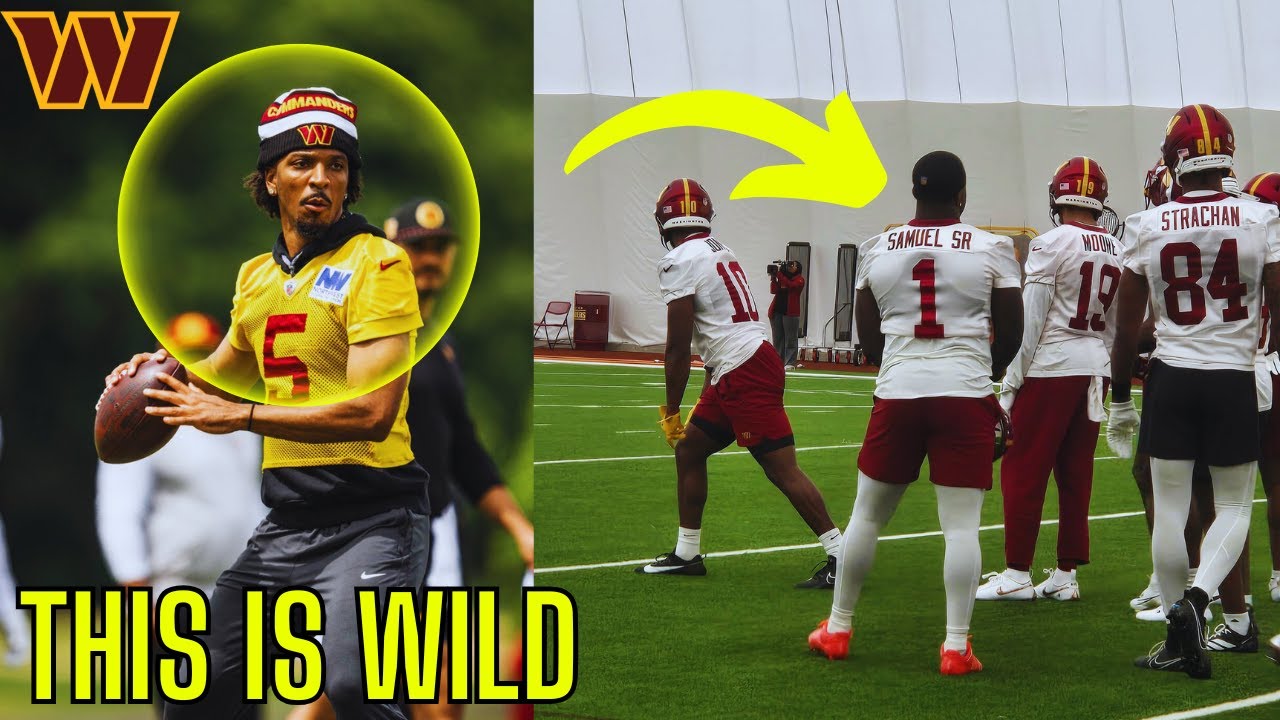 Jayden Daniels & The Washington Commanders LOOK ELECTRIC At OTAs... | Day 2 Highlights |