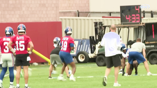 Russell Wilson, Jaxson Dart and Jameis Winston highlight action at Giants OTAs | Giants Highlights