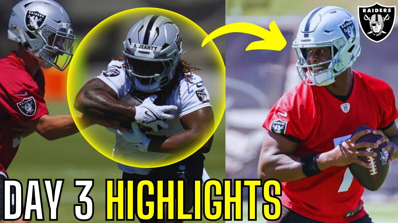 ASHTON JEANTY & The Las Vegas Raiders Are BREAKING Out At OTAs... | Day 3 Highlights |