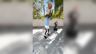 When you bring that one friend to hoop with you