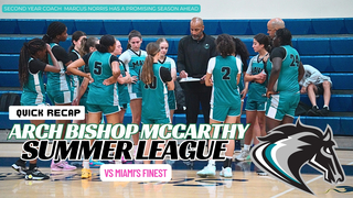 Archbishop McCarthy Girls Summer League Highlights vs Miami’s Finest | Miami High School Basketball