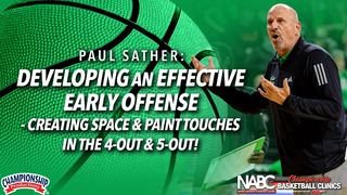 Developing an Effective Early Offense - Creating Space & Paint Touches in the 4-Out & 5-Out