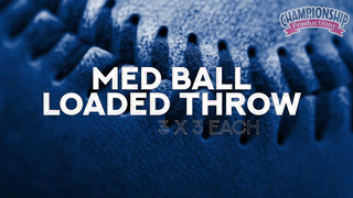 Rotational Medicine Ball Slam Drill- from: "Softball Strength & Performance: Intermediate Workouts "