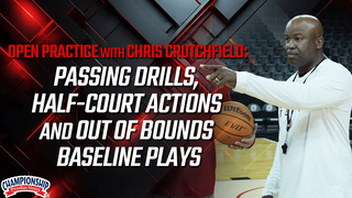 Half Court 3 Man Weave! with Omaha's Chris Crutchfield