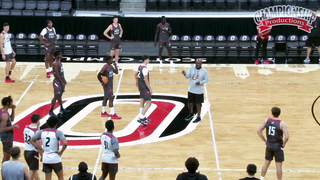 Half Court 3 Man Weave! with Omaha's Chris Crutchfield
