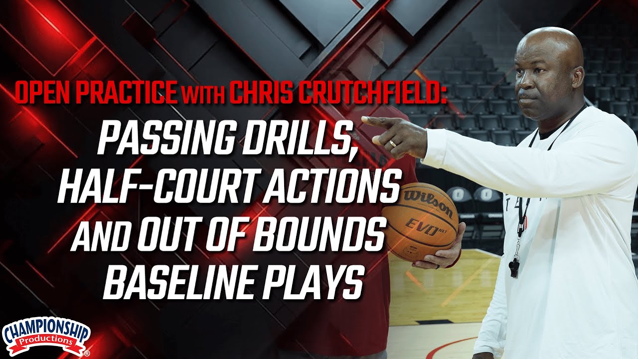 Half Court 3 Man Weave! with Omaha's Chris Crutchfield