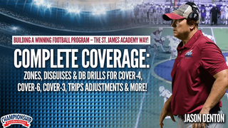 Complete Coverage: Zones, Disguises & DB Drills - Cover-4, Cover-6, Cover-3, & Trips Adjustments!